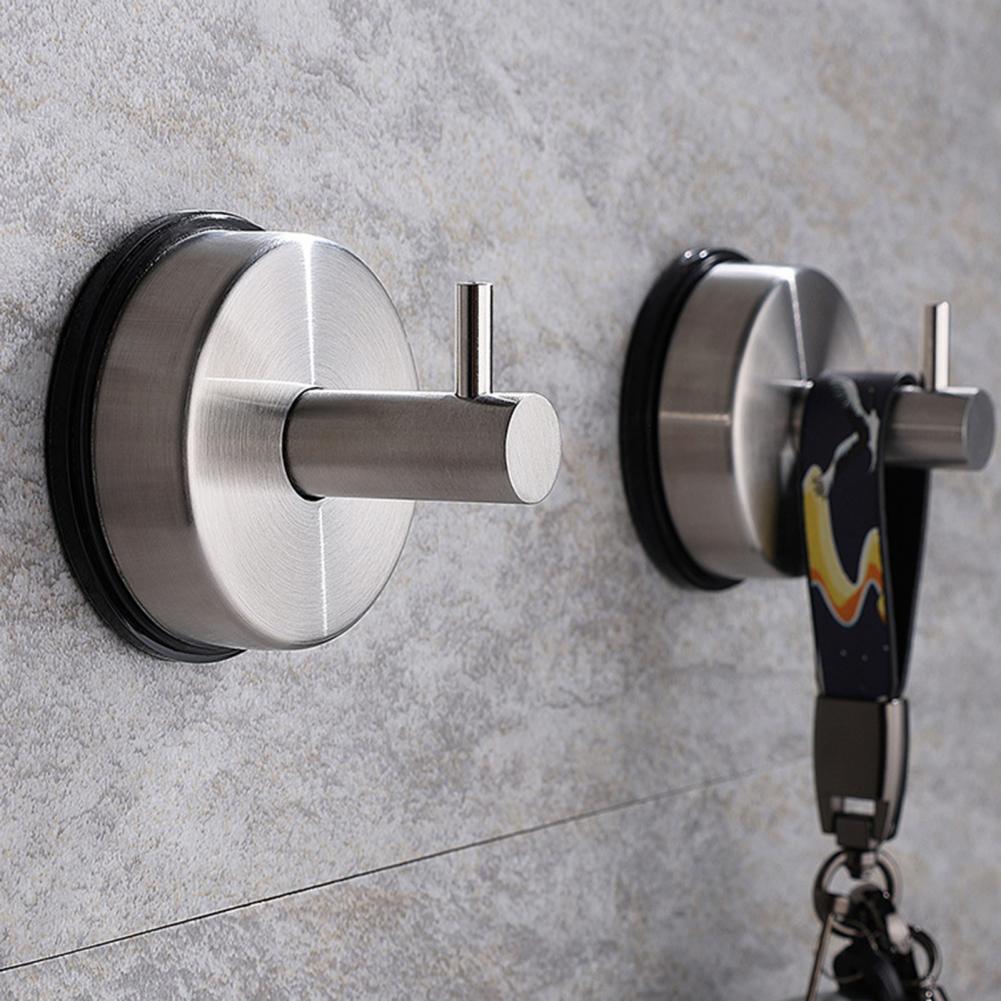 2 ks háčků s přísavkou na dveřní věnce, vodotěsný dekorativní kroužek do sprchy, bez vrtání, držák na ručníky na přední dveře, okna