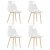 VidaXL 4x Chaises de Salle à Manger Sièges de Cuisine Chaises à Dîner Chaises de Repas Meubles de Cuisine Maison Intérieur 338063