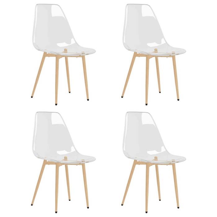 VidaXL 4x Chaises de Salle à Manger Sièges de Cuisine Chaises à Dîner Chaises de Repas Meubles de Cuisine Maison Intérieur 338063