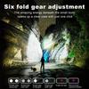 1200mAh Mini Magnetic Flashlight Waterproof Hat Clip Light Pocket Camping Light  Hiking