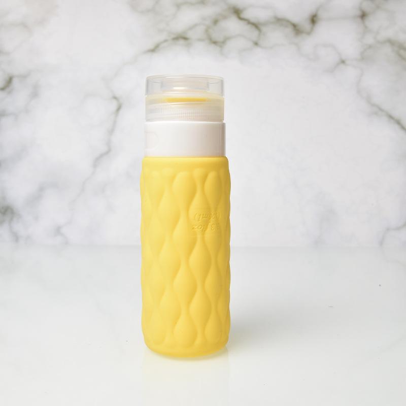 1/4pc 100ml Silicone Refillable Travel Bottles for Toiletries Leak Squeezable for Cosmetic Shampoo Cream Conditioner Lotion Soap