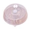 Microwave Oven Plate Cover Round Replacement Washable Household Kitchen Anti-Splatter Food Dish Steam Vent Accessories