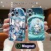 Game GI Faruzan Clear TPU Magsafe Mobile Phone Case for iPhone 17 16 15 14 13 12 11 Air Pro Max Plus Mini Colorful Cover