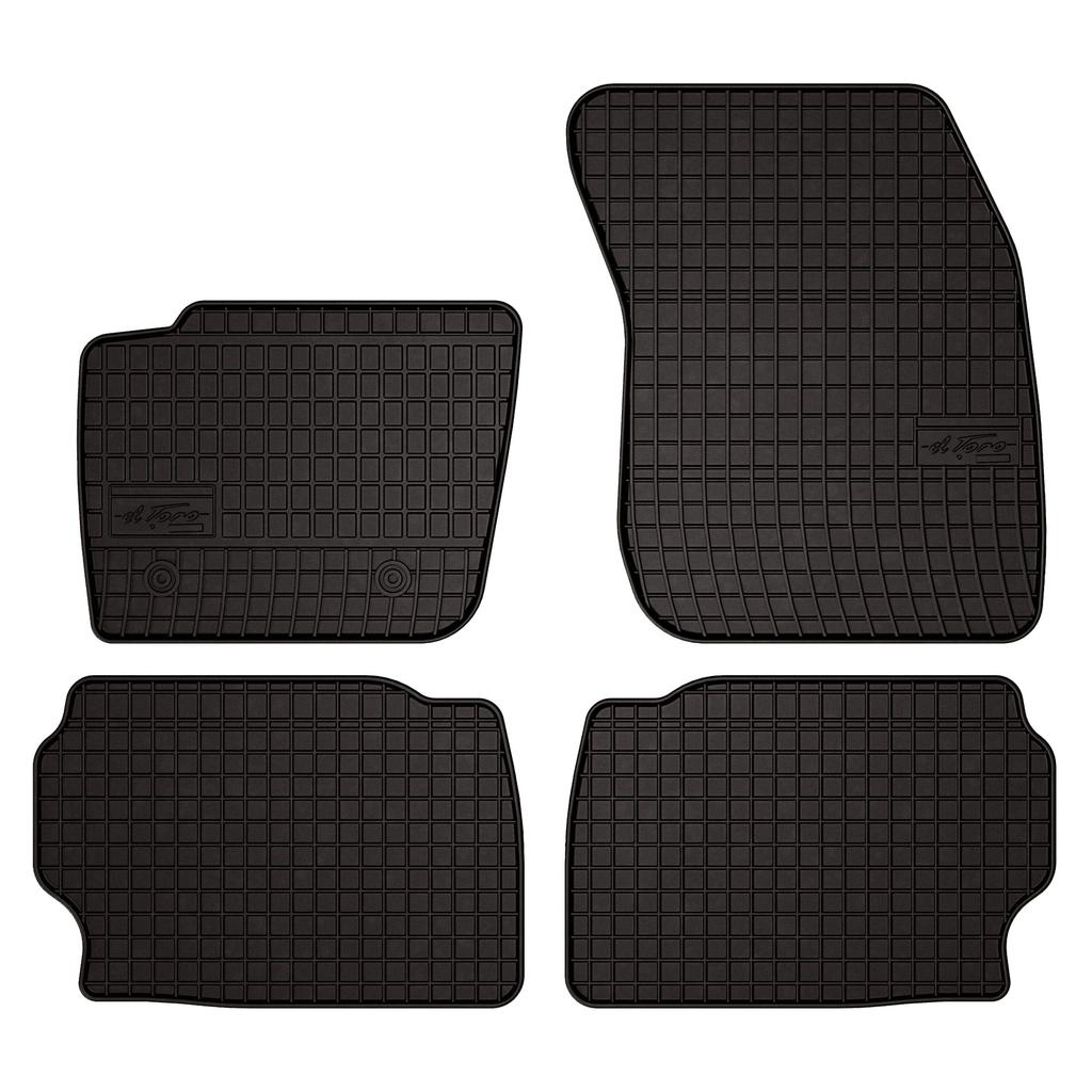 Dywaniki samochodowe gumowe do: Ford Mondeo MK4 liftback, sedan, kombi (2007-2012) - czarne, dopasowane