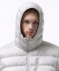 Musinsa Standard [City Leisure] Hooded Light Down Jacket [Stone White]