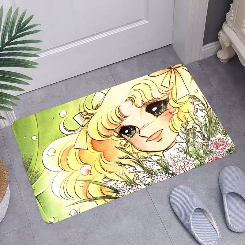 Candy Women Cartoon Potištěná rohož Protiskluzová podlaha Koberec Koberce do dětského pokoje Dekor do kuchyně Kuchyňka do předsíně Koberce do ložnice