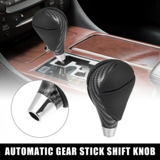 Car Automatic Gear Stick Shift Knob for Lexus ES350 Black Carbon Fiber Pattern