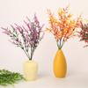 Lifelike Artificial Lavender Fake Flower Safe BPA-free Plastic Faux Plant 34cm 1Pcs for Wedding Home Coffee Table Decor