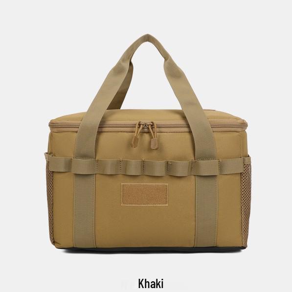 Camouflage Insulated Travel Bag - Portable & Folding Picnic Cooler for Camping & Tools