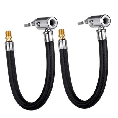 1PC Bike Tire Air Inflator Hose Inflatable Pump Extension Tube Adapter Twist Tyre Locking Air Chuck Air Connection