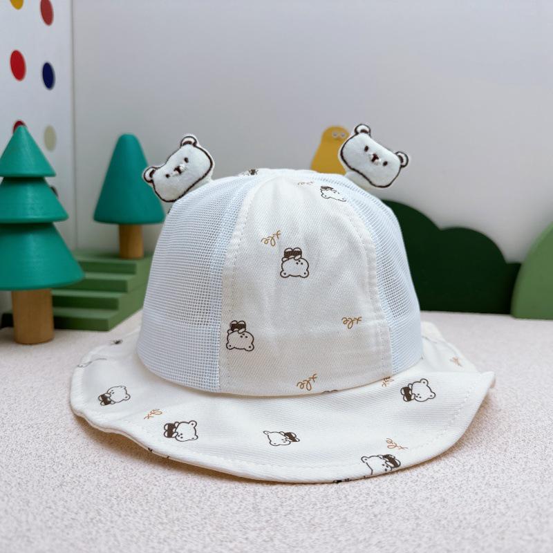 Summer Cartoon Baby Hat - Cute, Breathable, Sun Protection for Outdoors