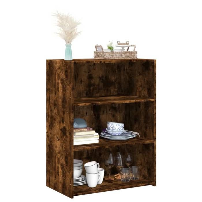 VidaXL Buffet Smoked Oak 70x41x93 Cm Engineered Wood 846373