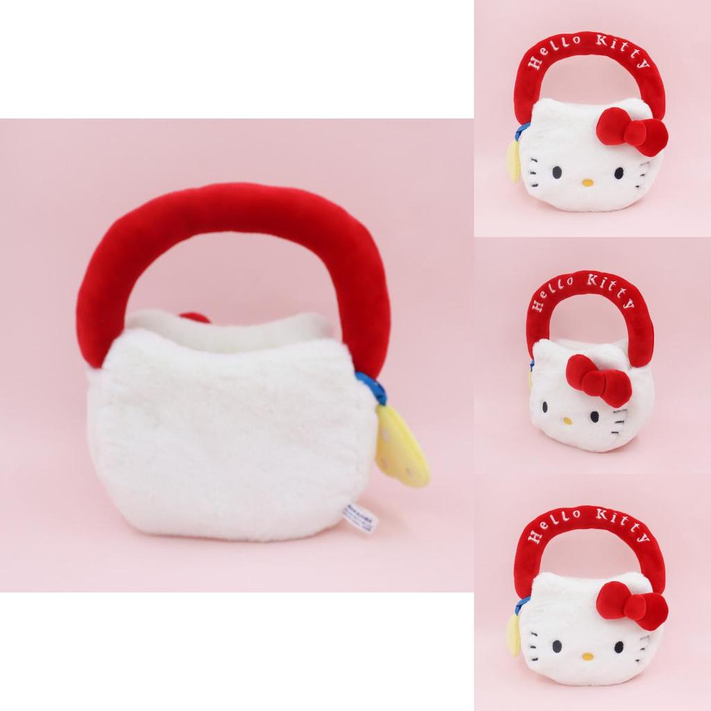 Cuter Hello Kitty Plush Handbag With Soft Short Pile For Girls And Collectors