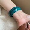Dopamine Color Smudge Geometric Resin Bracelet Temperament Versatile Bracelet European and American Jewelry