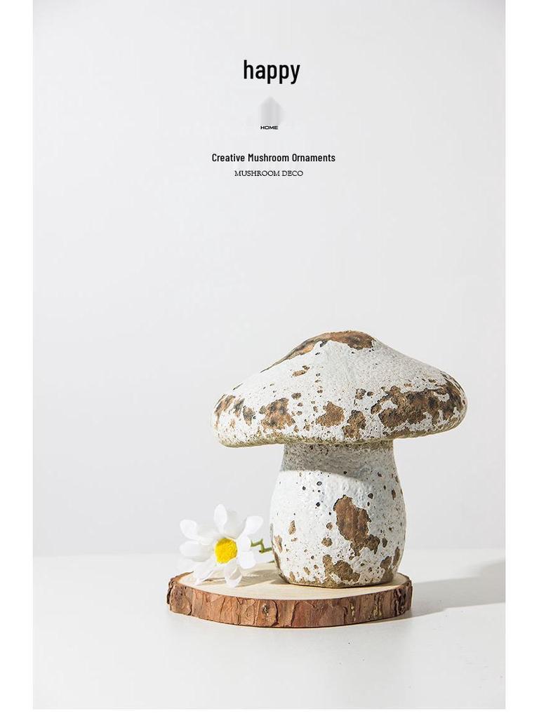 Le Meng Large Mushroom Decorative Ornaments for Home, Hotel, or B&B