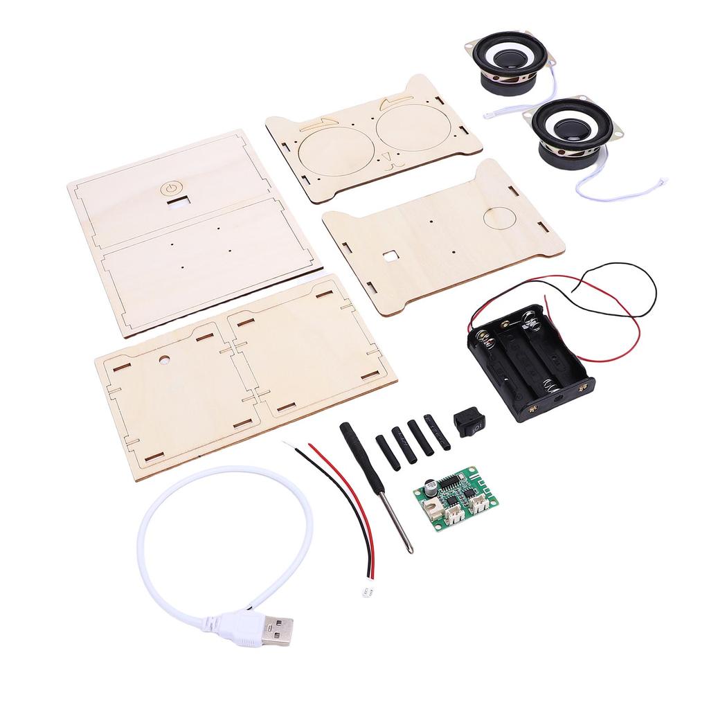 Bluetooth Speaker Craft Kit Stereo Speaker Build Electronic Components for Science Experiments
