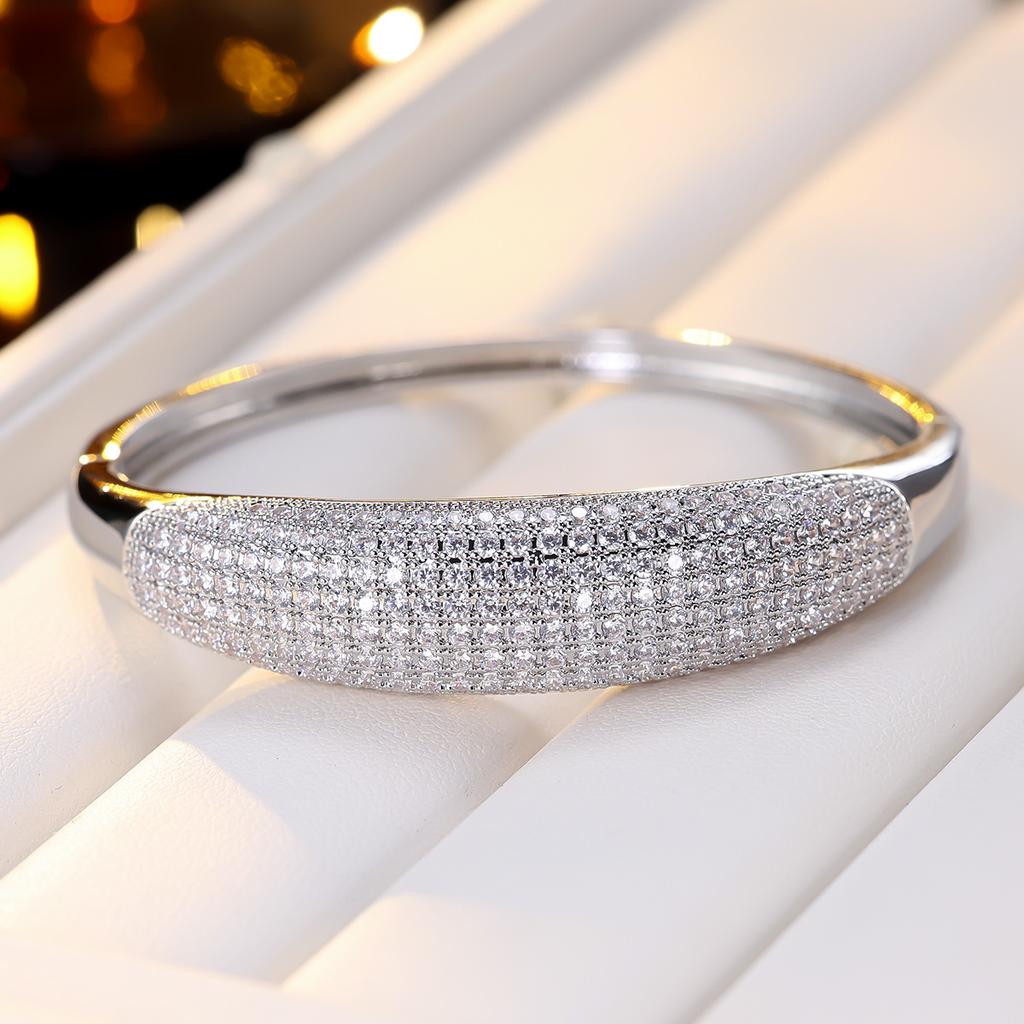European and American Fashion Light Luxury Open Bracelet Women's High-end Bracelet