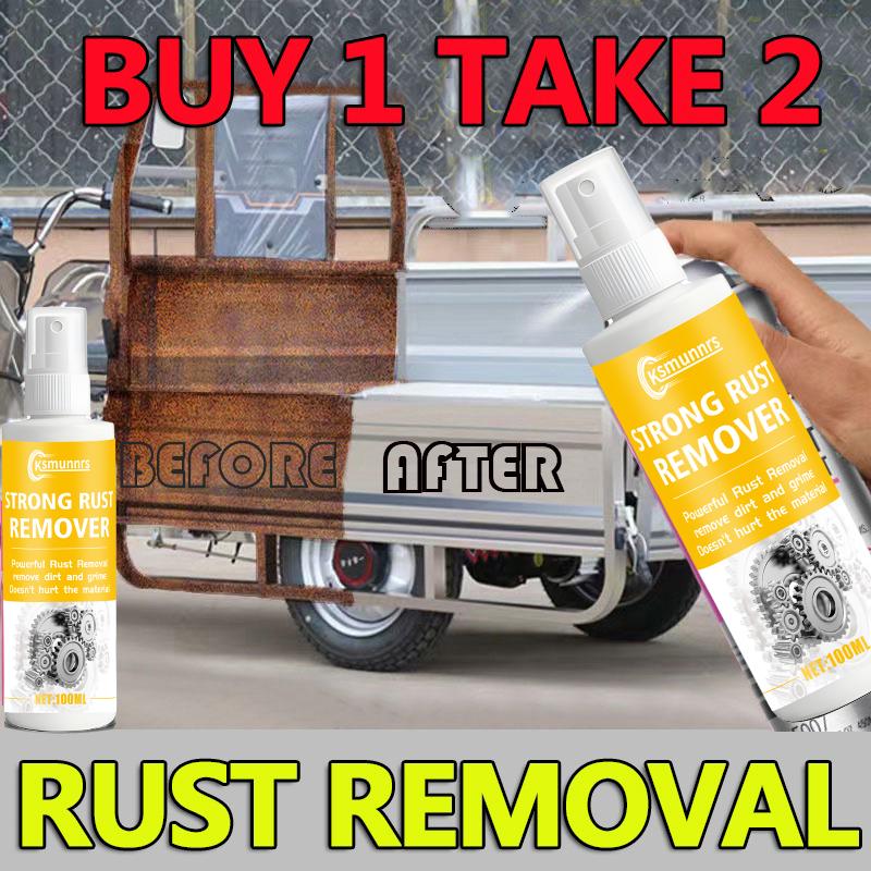 Motorcycle rust remover for metal rust remover spray rust converter rust remove cleaner anti rust spray for metal 100ml
