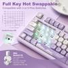 [YUNZII] B87 Purple Keyboard Milk Switch – keyboard