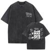 Camiseta Gráfica Bad Bunny Un Verano Sin Ti Vintage Lavada Moda Masculina Oversize Streetwear Femenina Camisetas de Algodón de Alta Calidad