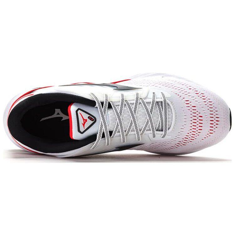 Mizuno Creation 23 Lace-Up Shock Absorption Non-Slip Wear-Resistant Low-Top Casual Running Shoes Men Sneakers White Black J1GC220157
