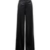 ONLY Women's High-Waist PU Straight-Leg Pants
