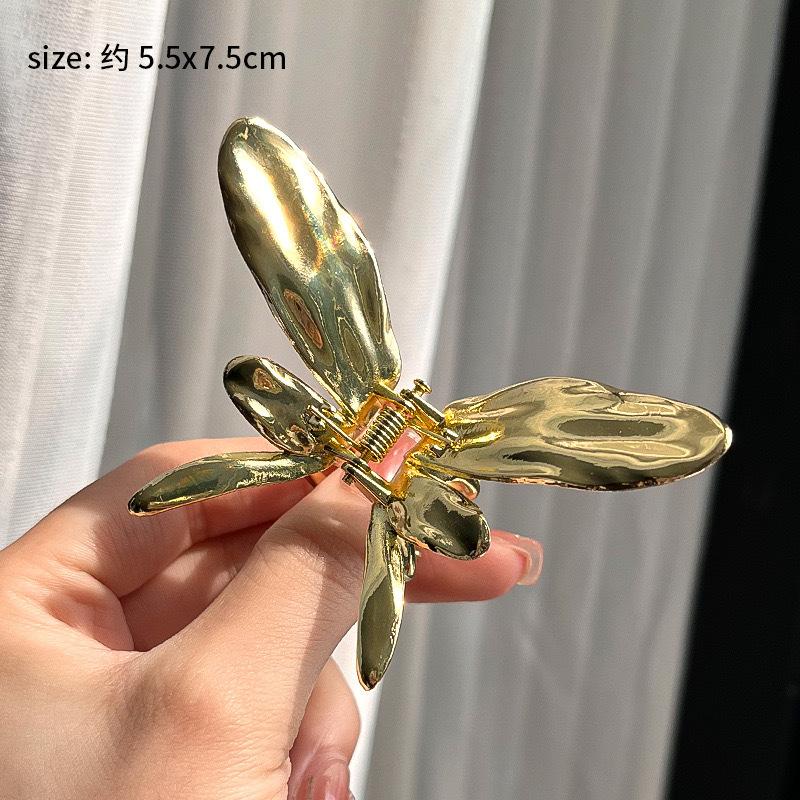 Butterfly Hair Claw Gothic Metal Hair Clip Lightning Irregular Claw Clip Crab Hairpin Barrettes for Women Headwear Accessories