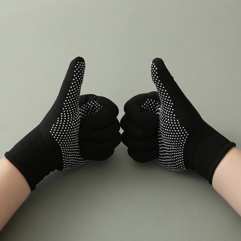 12pair Professional Work Gloves Elastics Lining Men Women Breathable Mittens for Men and Women