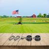 Aluminum Alloy Flag Pole Rings (Set of 2) Compatible with For 0 75 Inch Poles Featuring Advanced Rotating Design