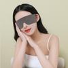 Light Blocking Portable Thin Ice Silk Eye Mask for Summer Travel Sleeping Blindfold with Ear Hanging Strap Unisex Eye Patch
