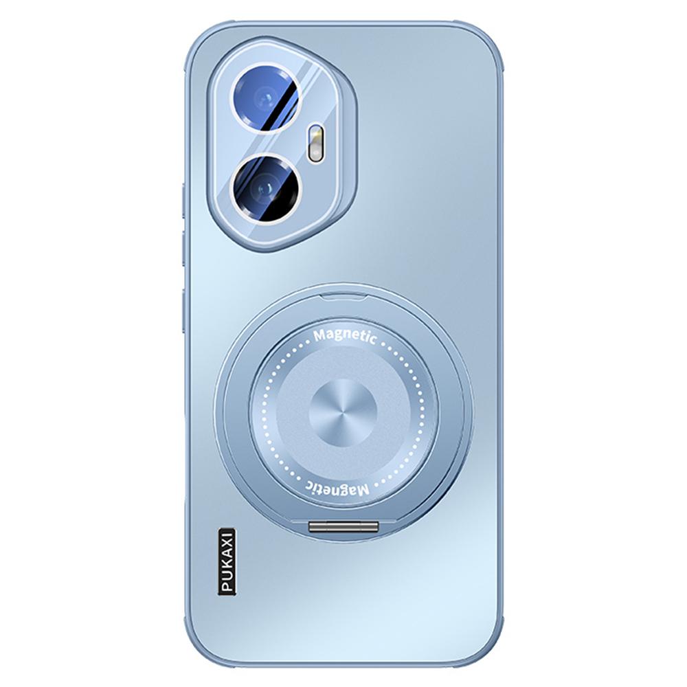 

For Honor 300 Case Compatible with MagSafe Kickstand TPU PC Heat Dissipation Phone Cover Blue