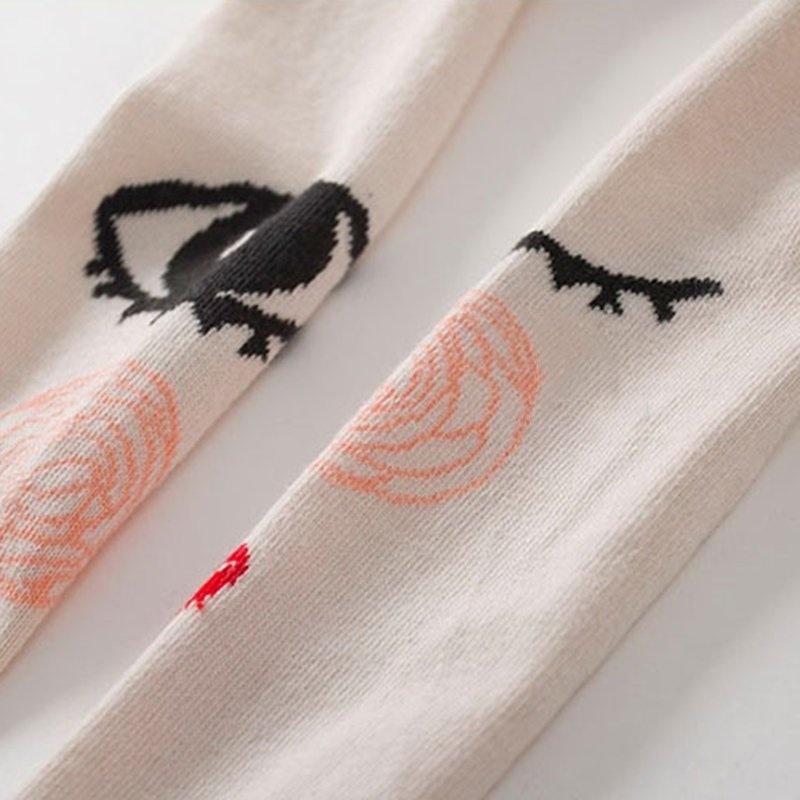 Härliga spädbarn Baby Barn Tights Tecknad Söta Långa Flickor Långa Tights