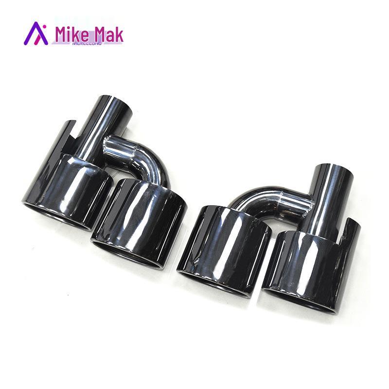 

Насадки на выхлопную систему Mercedes C-Class W204 AMG Black из нержавеющей стали, четыре штуки Silver Tip - Left