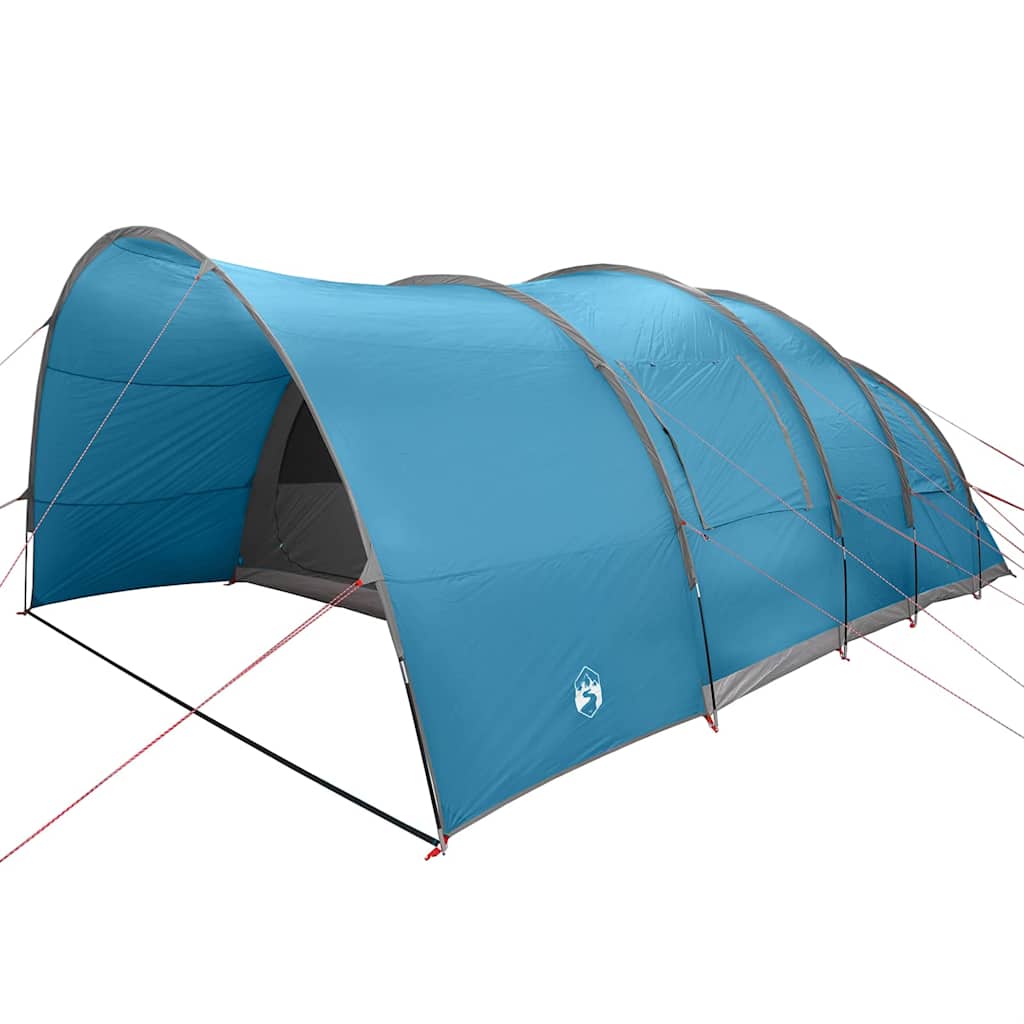 8 Person Tunnel Tent with Blue Roof 710 x 460 x 245 cm