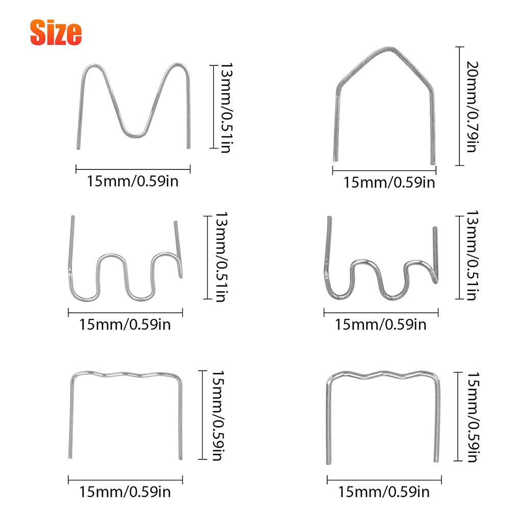 1200pcs Flat Staples High Quality Pre-cut Stainless Steel