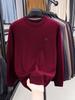 Men's Plus Velvet Thick Knit Sweater - High Elasticity, Anti-Pilling, Skin-Friendly, Loose Fit Base Layer for Autumn/Winter
