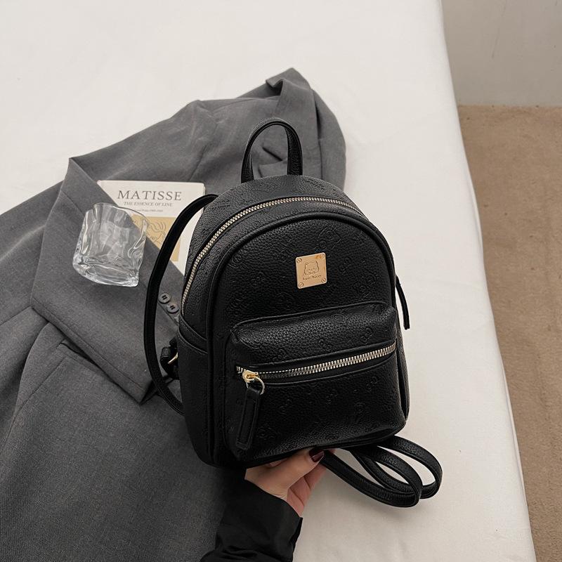 Schoolbag 1011 Spring New Women's Fashion High Aesthetic Commuter Backpack Stylish Simple Niche Vintage Single Shoulder Crossbody Bag