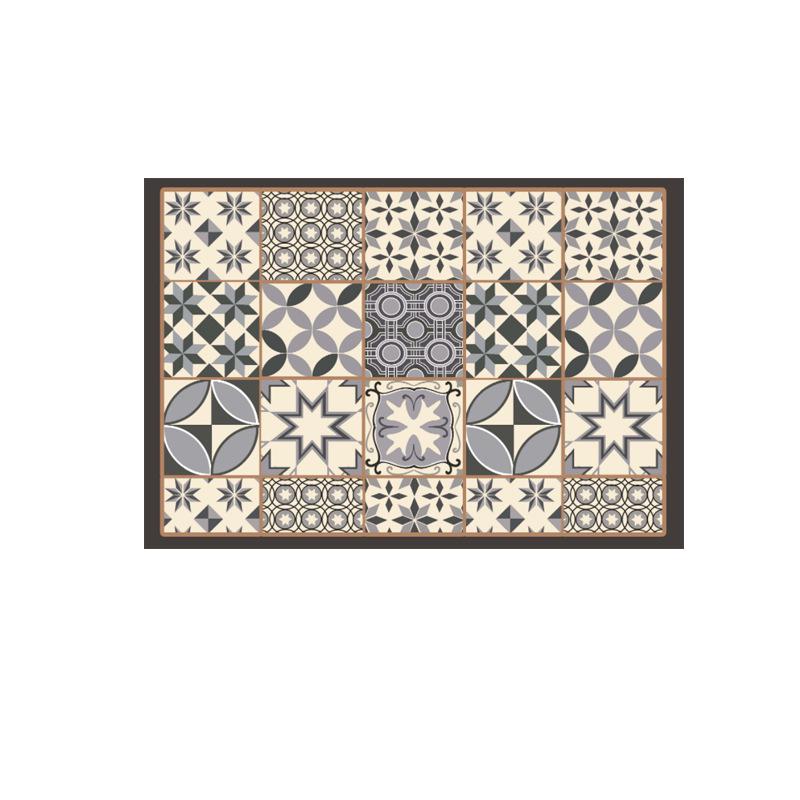 American Kitchen Floor Mat: Water & Oil-Absorbing, Stain-Resistant Diatomaceous Carpet, Easy Clean, No-Wash, Quick-Dry Foot Pad.