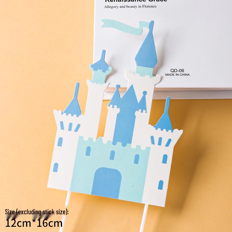 Pink & Gold Royal Birthday Cake Topper Set