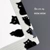 Cute Black Cat Magnetic Bookmark Cat Lover  Bookmark Student Gift School Family Black Cat Gift Bookmark Creative Stationery