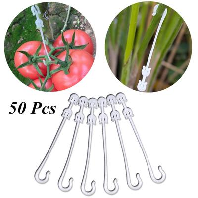 Clip per piante in plastica Clip per pomodorini Ganci per viti per verdure Morsetti fissi Strumenti per la decorazione del giardino