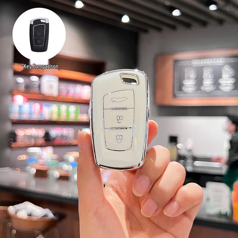 Compatible Key Cover for Dongfeng Fengxing S50EV, T5, and Jingyi S50 (17/18/19/21 Models)