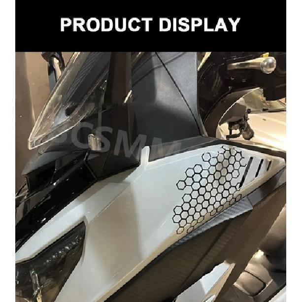 Honeycomb Stickers Car Body Side Film Pattern Decals PET Trim Decor Accessories