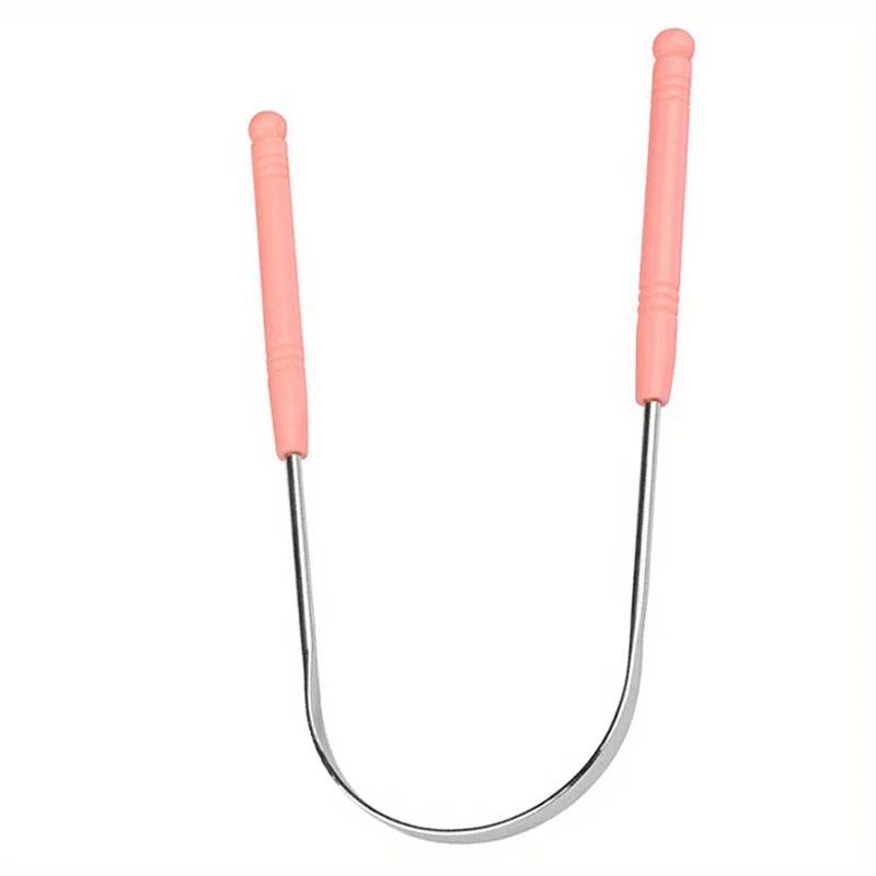 

Stainless Steel Tongue Scraper With Box Tongue Coated Cleaner Brush Keep Fresh Breath Toothbrush Oral Hygiene Care Cleaning Tool