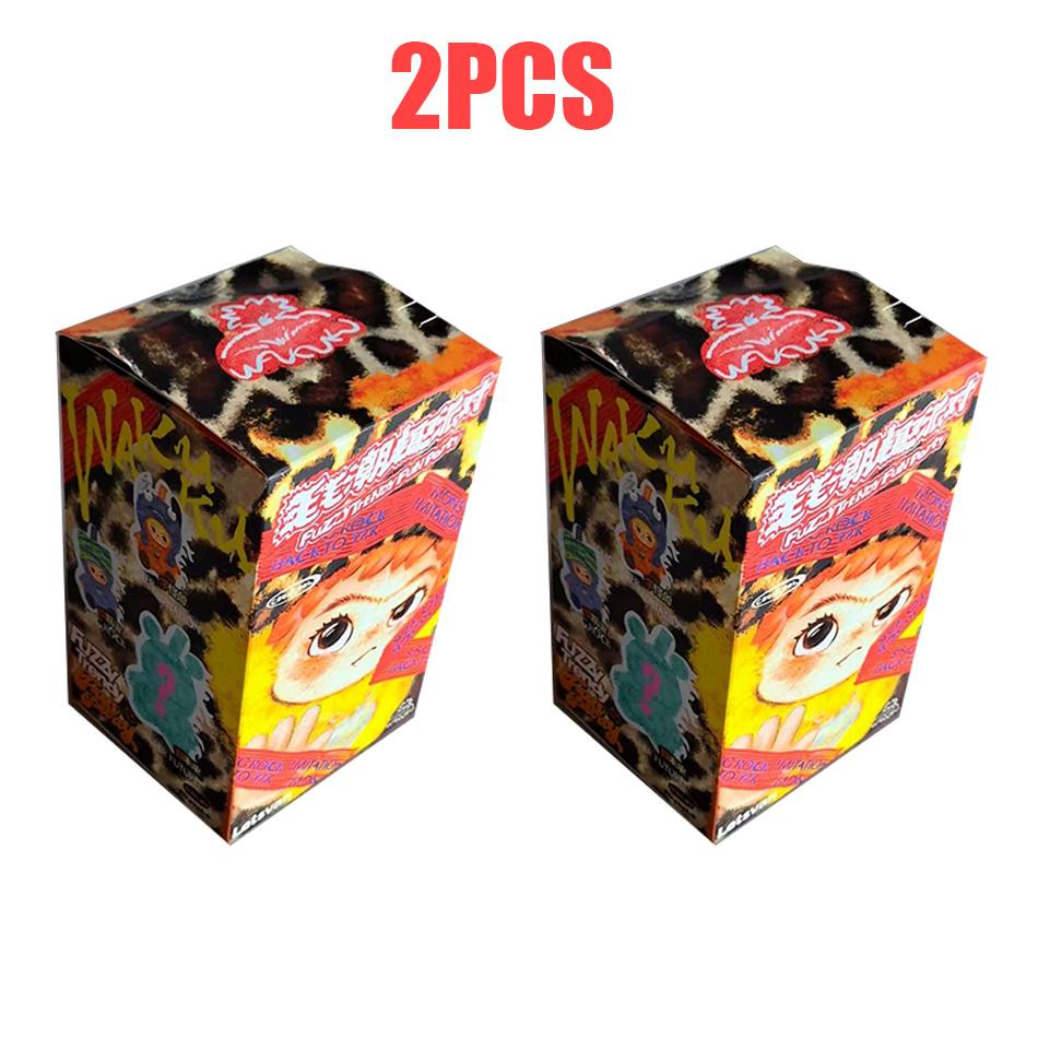 Genuine Letsvan Wakuku Mysterious Blind Box Fuzzy Trendy Fun Party Plush Collection Kid Toy Kawaii Figurine Doll Surprise Gift