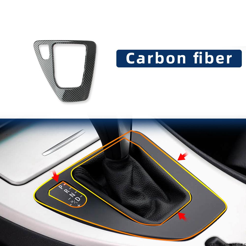 Auto Gear Shift Panel Trim Cover For BMW 3 Series E90 E92 E93 F35 F30 Car Center Console Gear Lever Panel Gear Handbrake Panel