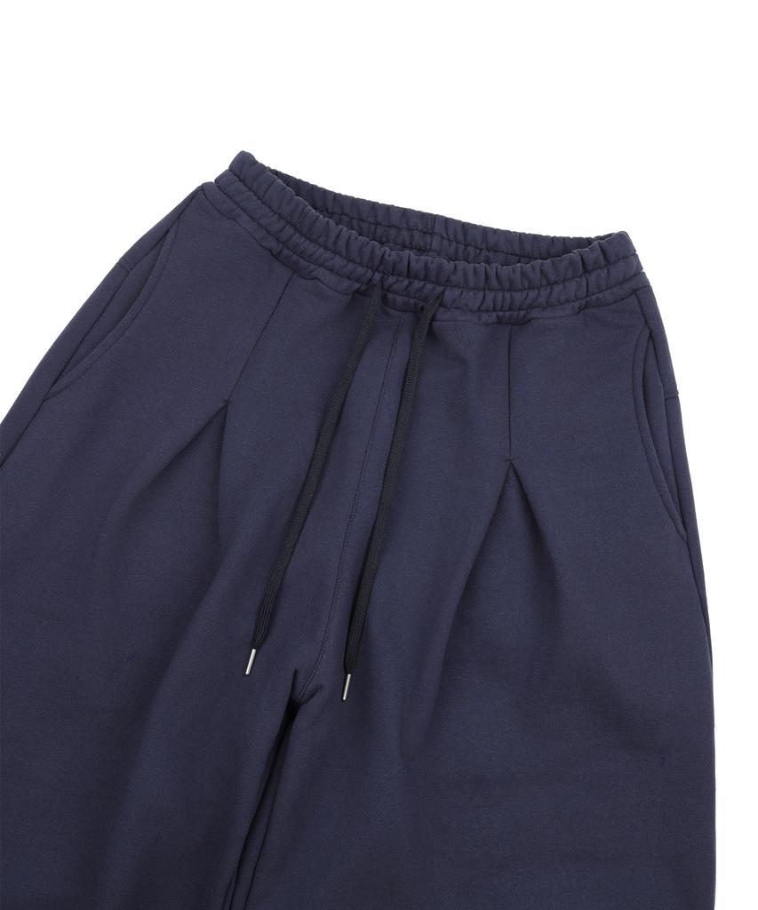 EASY NO EASY Star Lettering Patch Sweatpants - Navy