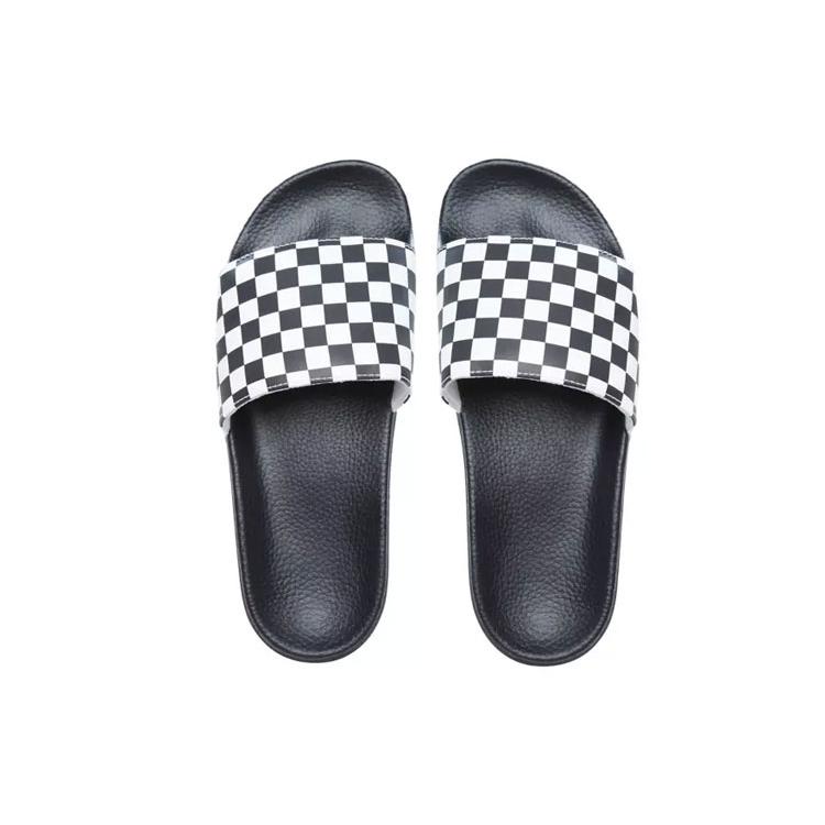 Slide-On Vans 'Checkerboard White Black' VN0004KIIP9