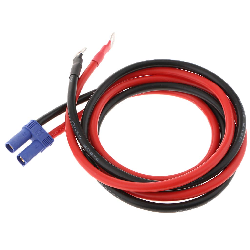 EC5 To Ring Adapter Cable Terminal 10A for Car Jump Start/Car Connection, Practical 0.95m