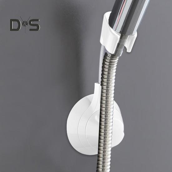 Adjustable Shower Head Holder Suction Cup Bracket No Drill Universal Angle Adjustment 360 Degree Rotation Shower Head Mount